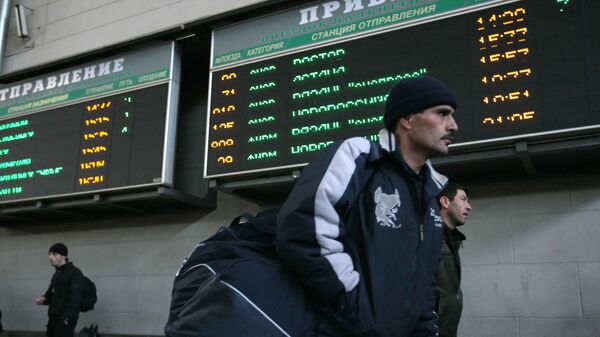 Работа московских вокзалов - Sputnik Молдова