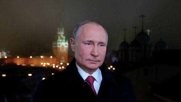 Новогоднее обращение Владимира Путина - Sputnik Молдова