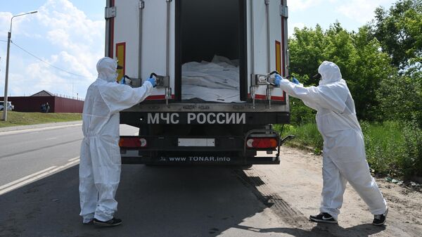 Рефрижераторы с телами военнослужащих ВСУ - Sputnik Молдова